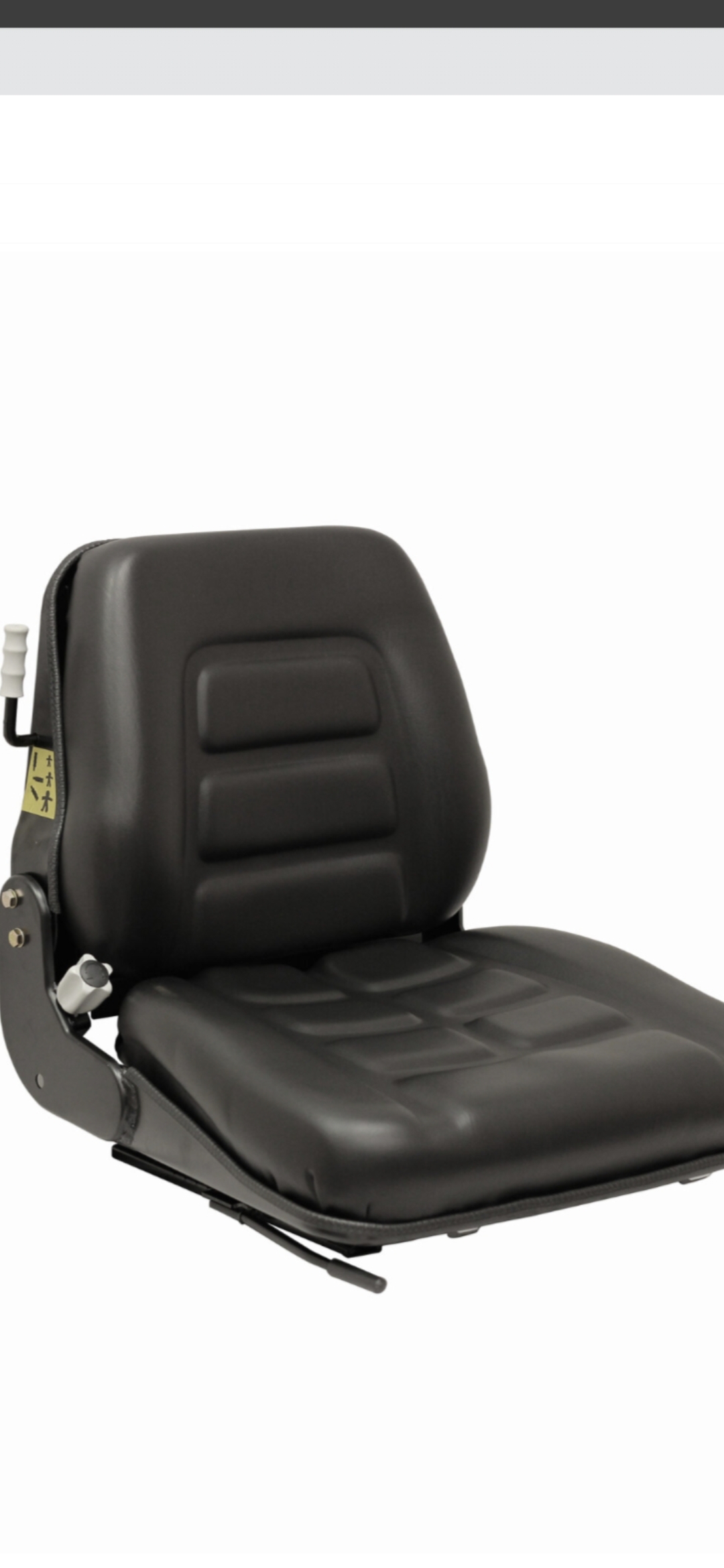 Forklift seats